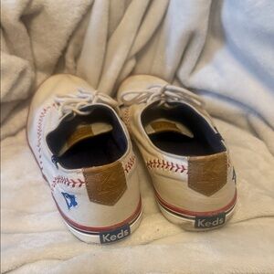 Keds Cream and red Toronto Blue Jays Sneakers size 19